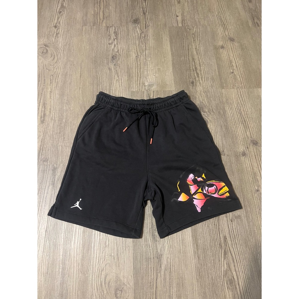Air Jordan Flight MVP Fleece Shorts Black Size Small